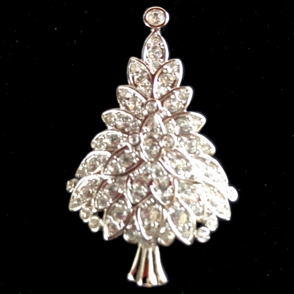 Swarovski 2000 Crystal Tree Brooch, new in box!